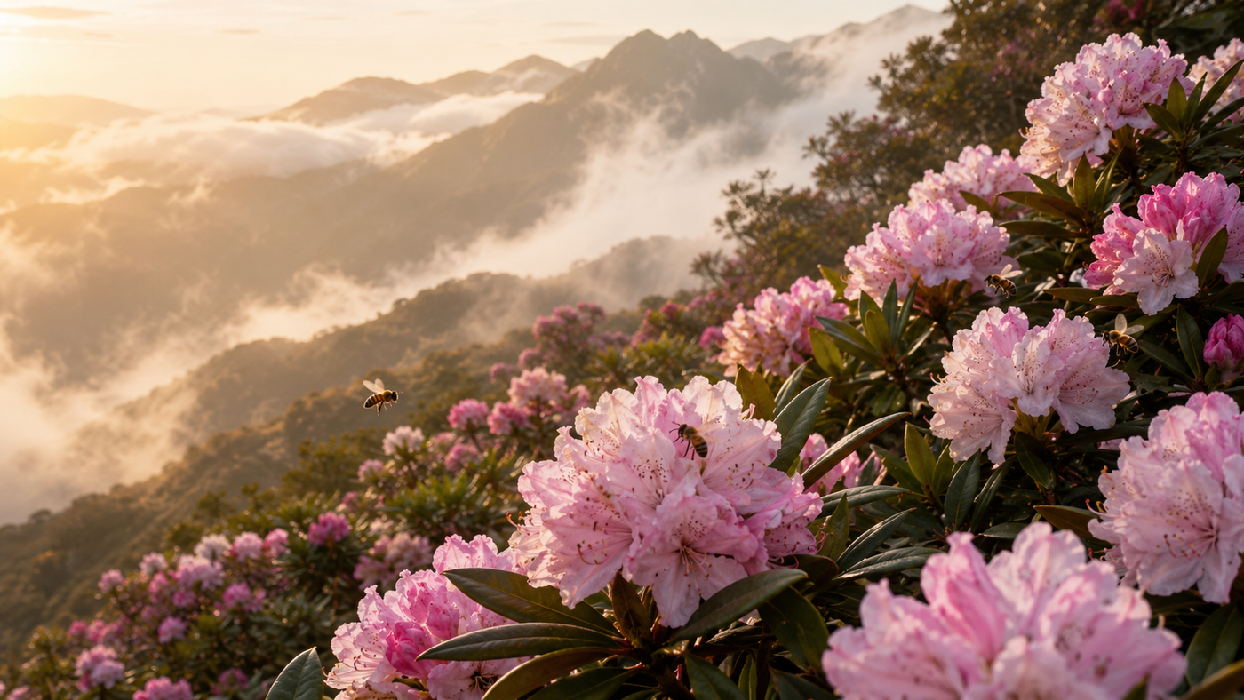 The Rhododendron Behind Mad Honey