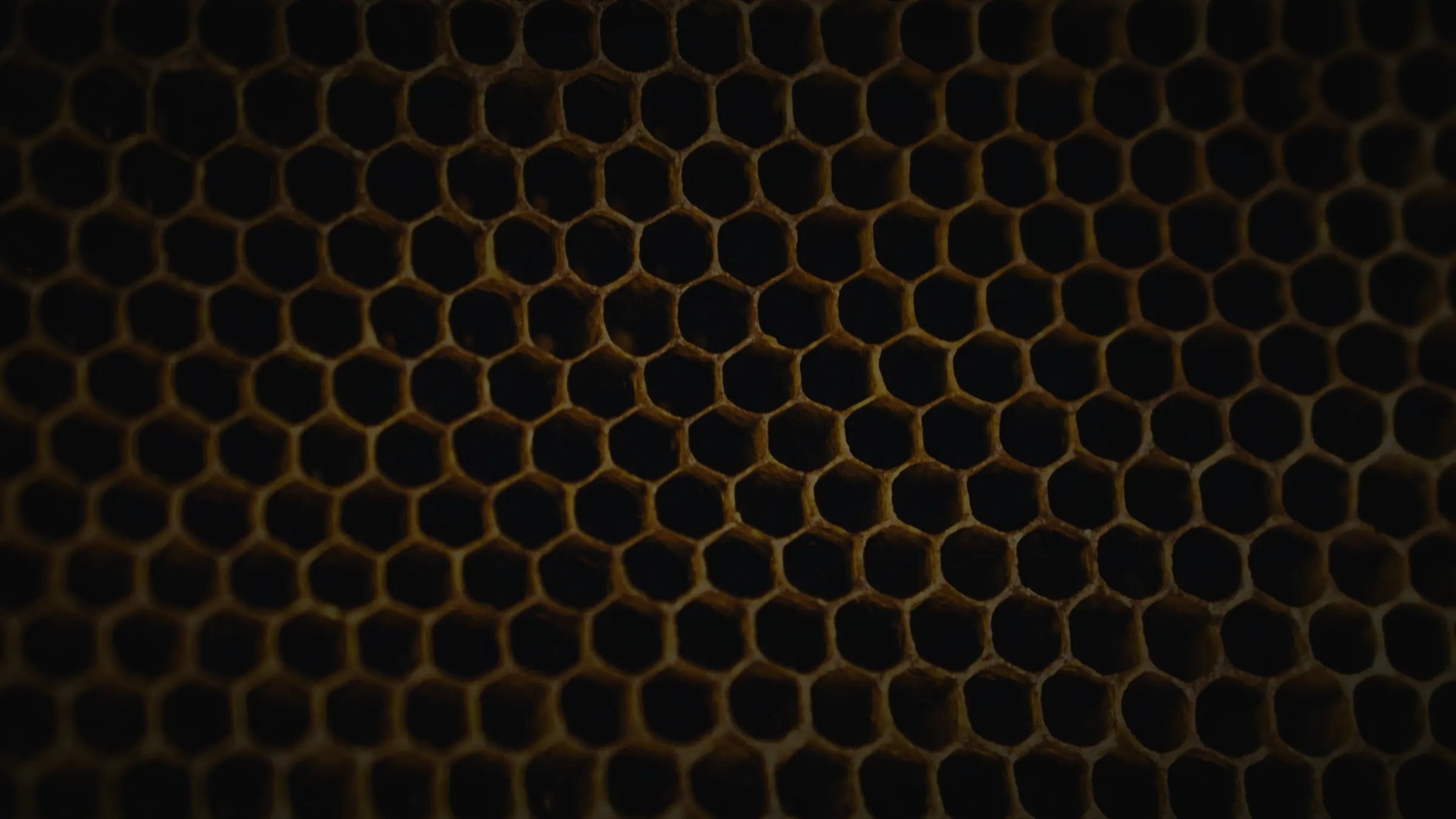 Dark golden honeycomb